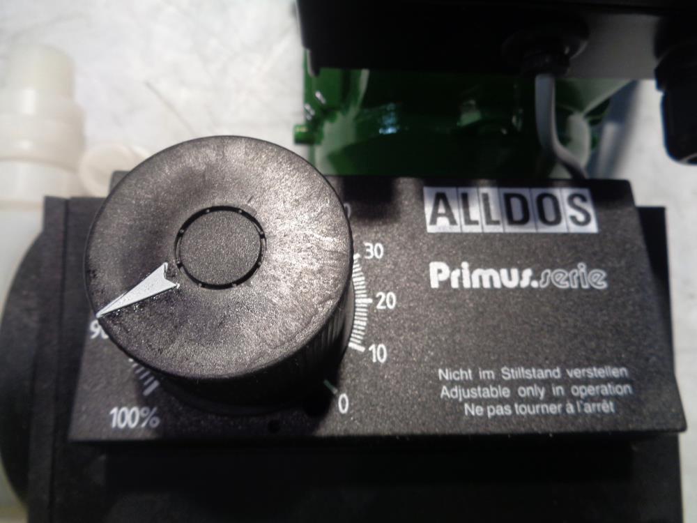 ALLDOS PRIMUS 221 DOSING PUMP 221-12 D03/R09/A54/V07 W/ SIEMENS MOTOR